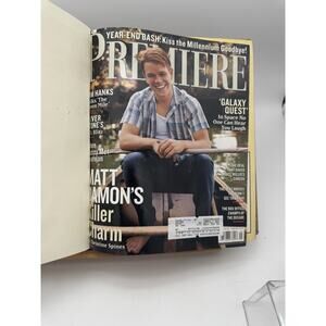 Premiere Magazine - Jan-Jun 2000 Library Edition Heath Ledger Matt Damon